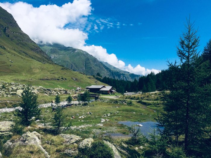Malghe in Val Passiria con passeggino