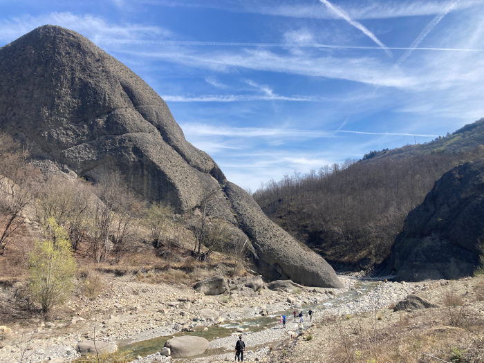 i salti del diavolo e il torrente Baganza
