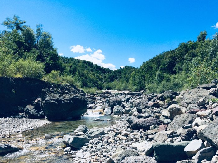 Il torrente Dragone nel Parco delle Ofioliti