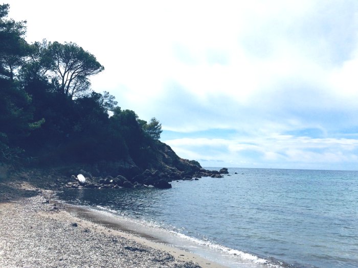 Una delle bellissime spiagge libere dell'isola d'Elba