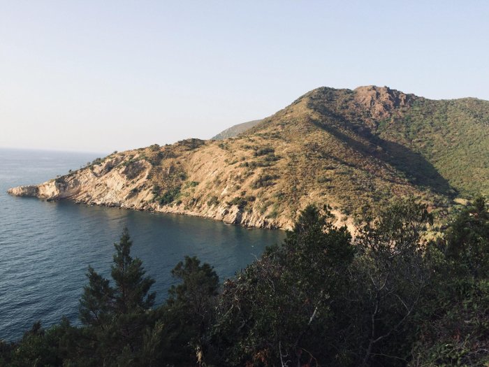La spiaggia di Nisportino all'isola d'Elba