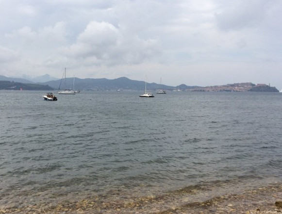 La spiaggia di Ottonella all'isola d'Elba
