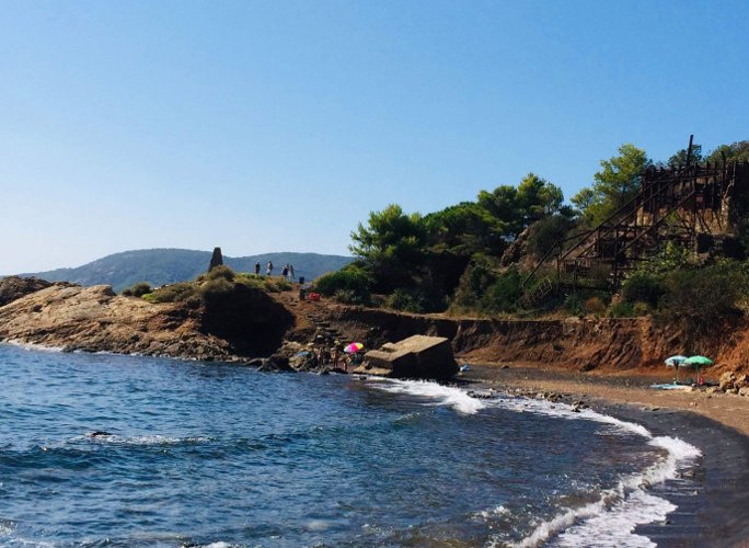 Le spiagge libere di Terranera all'isola d'Elba