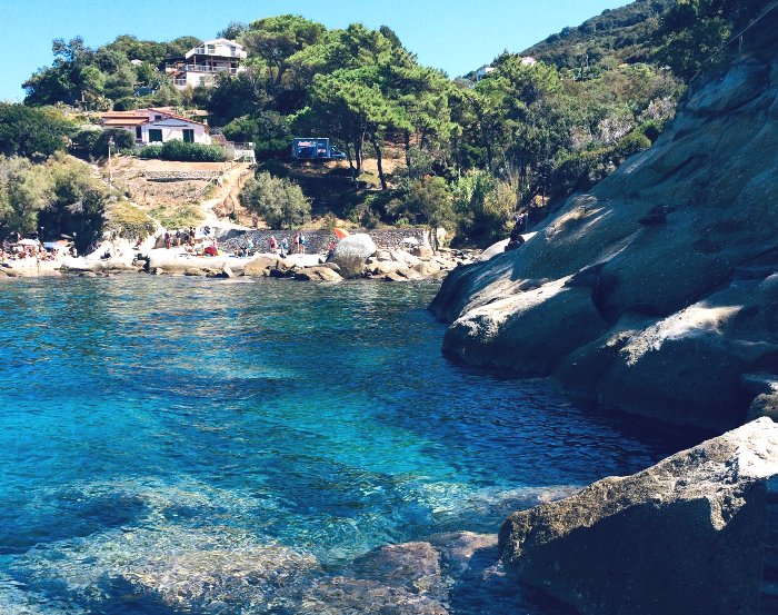 Gli scogli di Cotoncello all'Elba