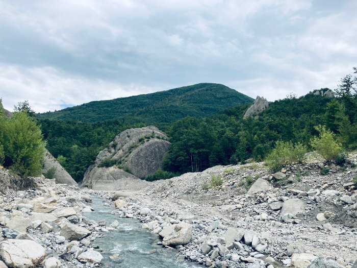 I Salti del Diavolo e il torrente Baganza