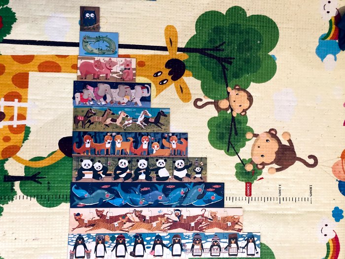 Puzzle per imparare a contare