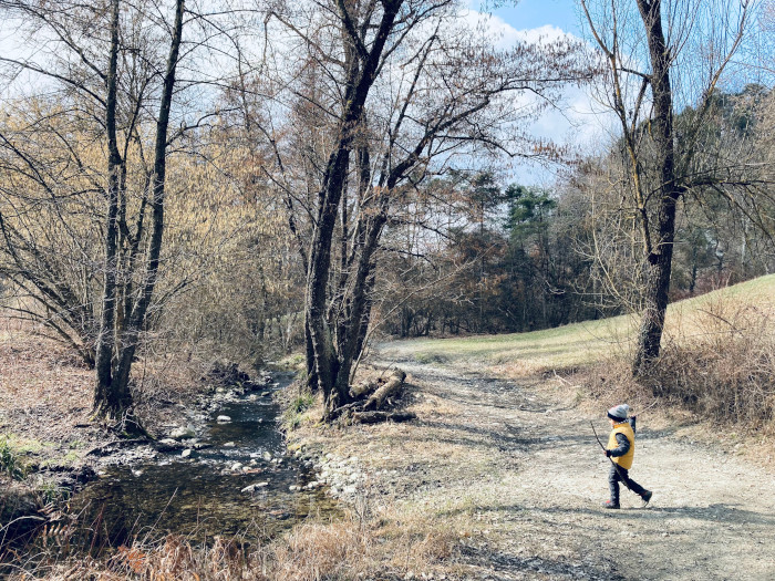 La val Tassobbio con bambini