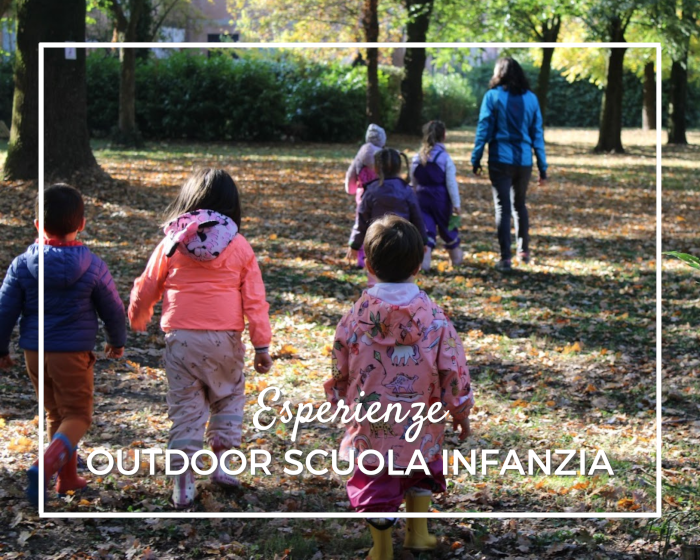 Laboratorio outdoor a Reggio Emilia per la scuola infanzia