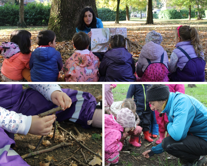 Laboratori outdoor nelle scuole infanzia di Reggio Emilia