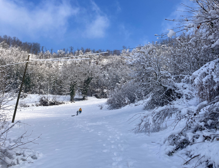 Attività invernali sulla neve nei dintorni di Casina