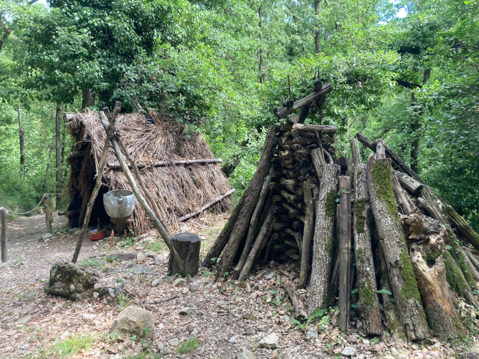 La Carbonaia del Parco dei Sassi di Roccamalatina